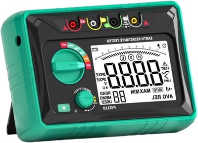 Meting Weerstand Tester - Grondweerstand Meter - Elektrische Inspectie - Hoge Precisie Meting - 0-2000 Ohm - Niet gespecificeerd