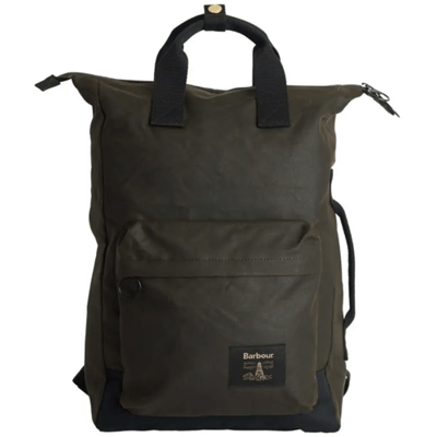 Barbour Field Wax Backpack (Maat - OS, Kleur - Olive/black)