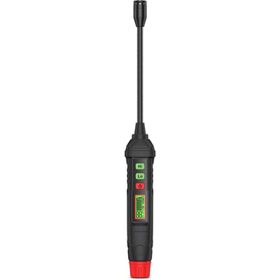 HABOTEST HT61L Handheld Gaslekdetector Methaan Brandbaar Gas Testers Draagbare Gassen rood/zwart