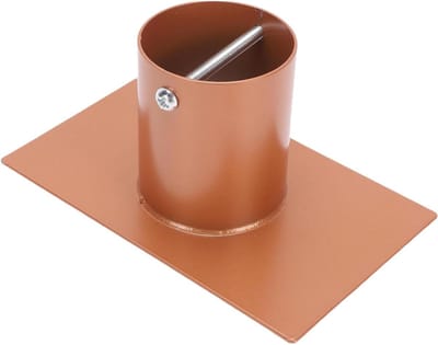 Regenketting Adapter - Goot Bevestiging - Waterafvoer Regelen - Stevige Ijzeren Constructie - 13x8x65 cm - Rosé Goud