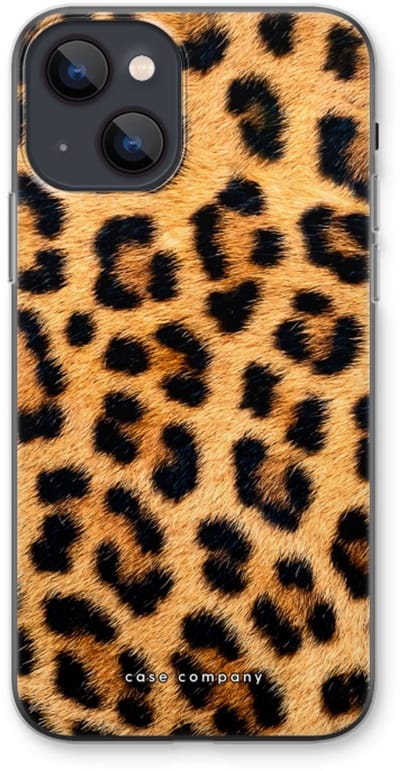 Case Company® - Hoesje geschikt voor iPhone 13 hoesje - Luipaard - Soft Cover Telefoonhoesje - Bescherming aan alle Kanten en Schermrand