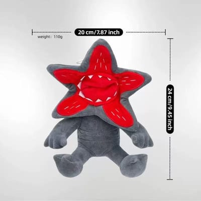 Demogorgon Cartoon Spelpersonages Pluche Speelgoed   Schattige Demogorgon Knuffelpoppen Grote Mond Eetbare Bloemen Poppen Cadeaus