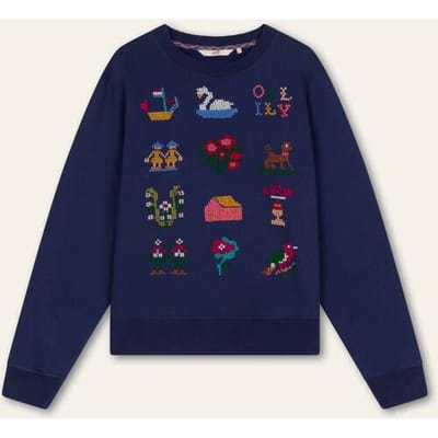 Oilily Hilde Sweater- maatL Patriot Blauw