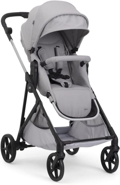 Lichtgewicht Kinderwagen - Compacte Reisbuggy - Stadswandelingen - Automatisch Inklappen - 0M-4J - Grijs