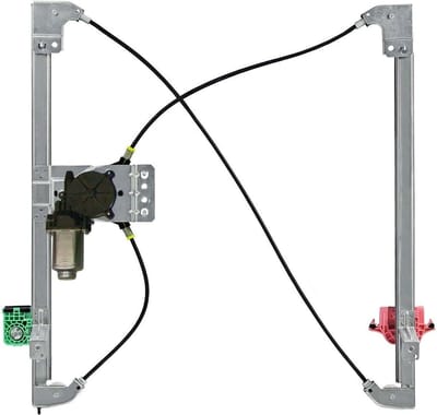 Raamheffer - Vensterlift - Auto Reparatie - Met elektromotor - 12V - Metaal zilver