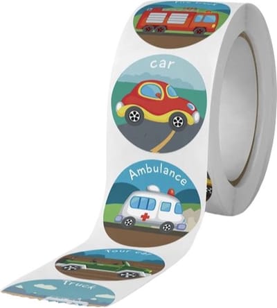 Hiden - Stickers Auto - Stickers Kinderen - Stickervellen - Agenda Stickers - Scrapbook Stickers - Grapppige Stickers - 100 stuks