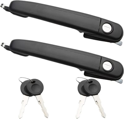 JGS Premium - Deurgreep Linksvoor en Rechtsvoor Vervanging voor Galaxy Mk1 Ibiza II Polo III - Auto-accessoires - Onderdeelnummer 6N0837207 6N0837208