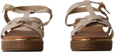 Sandalen met sleehak en bandjes – Parijs