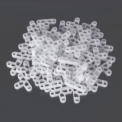 Tegelafstandhouders 10 mm - 100 stuks voor Nivelleren van Terrastegels en Vloertegels