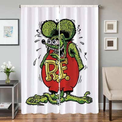 Verduisterende Gordijnen voor Raamgordijnen voor Deuren Verduisterend Gordijn Kamer Slaapkamer Decoratie Scheidingswand Keuken Woonkamer Huisinterieur W50xH70cmx2pcs-CL black