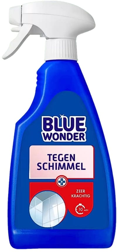 Blue Wonder - Speciaalreiniger tegen Schimmel - Sprayfles - 500 ml - 1 stuk