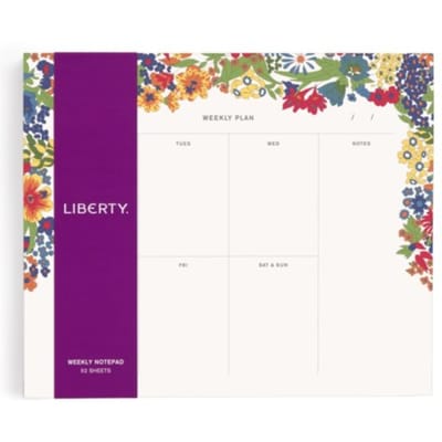 Liberty Margaret Annie Weekly Notepad