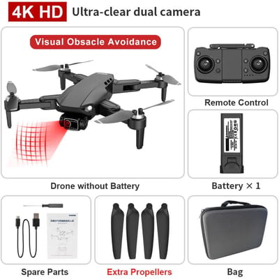 2025 Nieuwe L900 Pro SE Drone GPS 4K Professioneel 5G Wifi FPV Camera 360° Obstakelvermijding Borstelloze Motor RC Quadcopter Mini Drone Speelgoed 1 battery