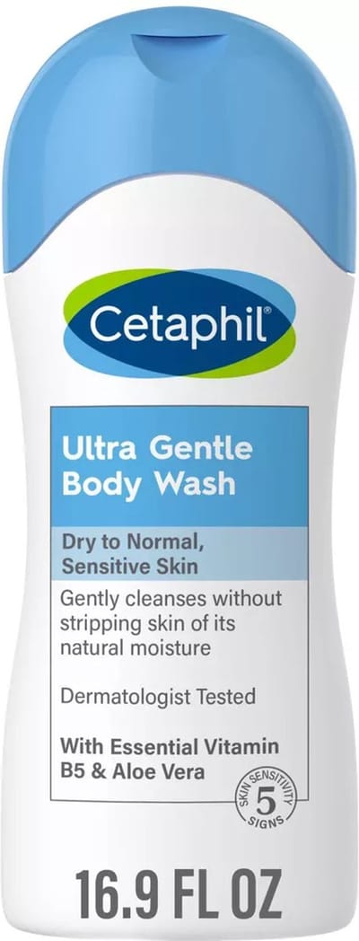 Cetaphil Ultra Gentle Body Wash - Fragrance Free - Ultrazachte - Lichaamswas - Douchegel - Geurvrij - 500 ml