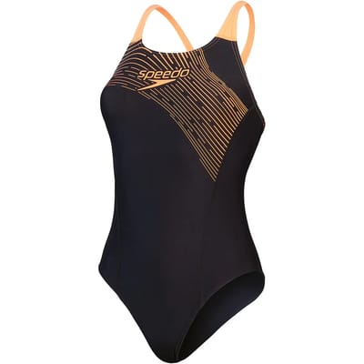 Dames zwempak uit 1 stuk Speedo Eco Medley Logo