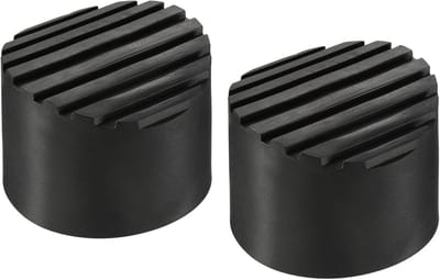 Antislip Ladder Voetjes Rubber Ronde Telescopische Ladder Accessoires Zwart 2 Stuks