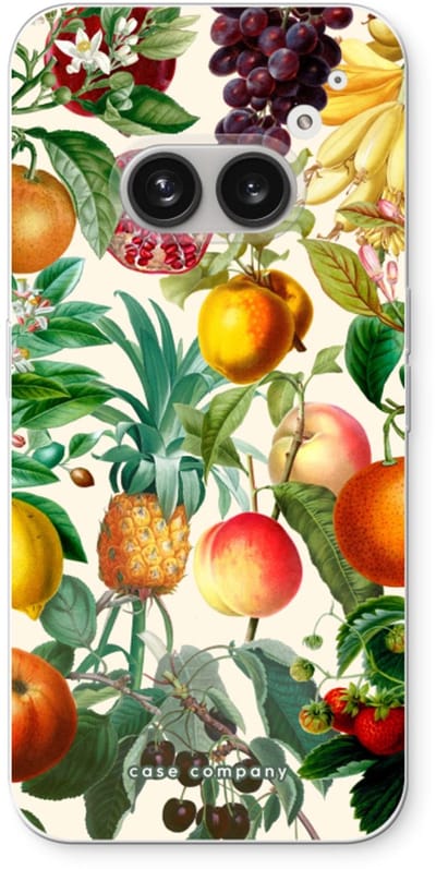 Case Company® - Hoesje geschikt voor Nothing Phone (2a) hoesje - Classic Flora - Soft Cover Telefoonhoesje - Bescherming aan alle Kanten en Schermrand