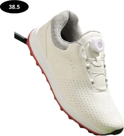 Bovista Golfschoenen Heren - Sneakers - Golfkleding - Golfschoenen Antislip - Waterdicht - Golfen - Wit 38.5