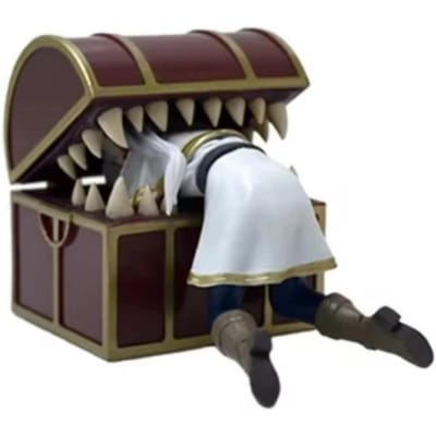 Frieren Beyond Journey's End Frieren Schatkist Monster Anime Figuur Speelgoed Varen Noodle Stopper Actiefiguur Cadeau gray