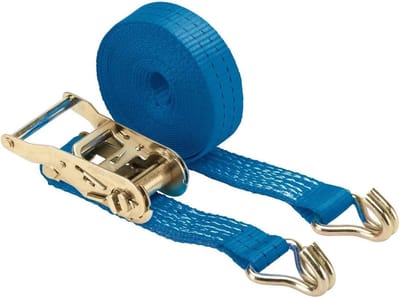 Ratelband - Spanband Vastzetband - Lading Zekeren - Hoge Polyester Kwaliteit - 6m x 35mm - Blauw