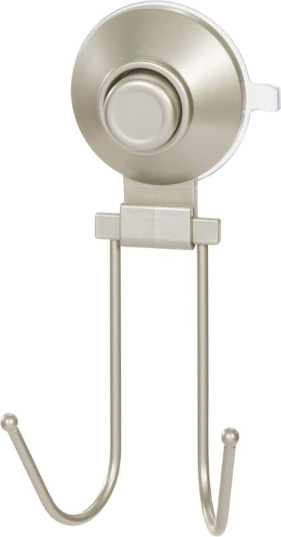 iDesign - Everett Push Lock Suction Double Hook
