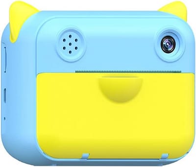 Kinder Camera - Direct Print Camera - Foto's Maken - Direct Zwart-Wit Printen - 2.4 Inch LCD - Blauw