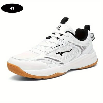 Bovista Tennisschoenen - Heren - Dames - Tenniskleding - Indoor - Outdoor - Wit & Zwart - Maat 41
