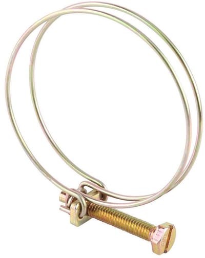 Dailygoods- Slangklem 10pcs - RVS - Dubbele Schroef - Verstelbaar - Sterk - Gemakkelijk in gebruik - Zinkgecoat - Slangenklem