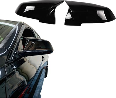 Spiegelkappen compatibel met BMW 1, 2, 3 en 4 Serie Mirror Caps Glans Zwart