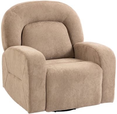 Relaxfauteuil - Relaxzetel - Relaxstoel - Fauteuil - Stoel - Met armleuning - Voor één Persoon - kaki