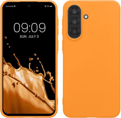 kwmobile telefoonhoesje geschikt voor Samsung Galaxy A37 5G - Hoesje voor smartphone - Back cover in fruitig oranje