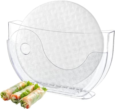 Waterschaal voor rijstpapier 28 cm, ideaal voor zomerrollen en lenterollen, perfect voor sushi en Aziatische gerechten