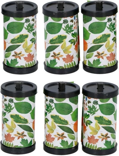 9x Vliegenvanger plakstrips met honing 75 cm - Insectenbestrijding - Vliegenstrips/insectenstrips/fruitvliegjes