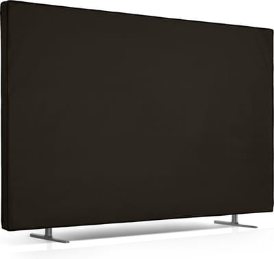 kwmobile tv hoes voor 85" TV cover - Beschermhoes voor televisie - Voor binnengebruik - Tegen vuil en stof - In zwart