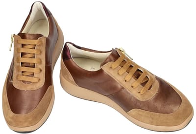 Solidus -Dames - bruin - sneakers - maat 38