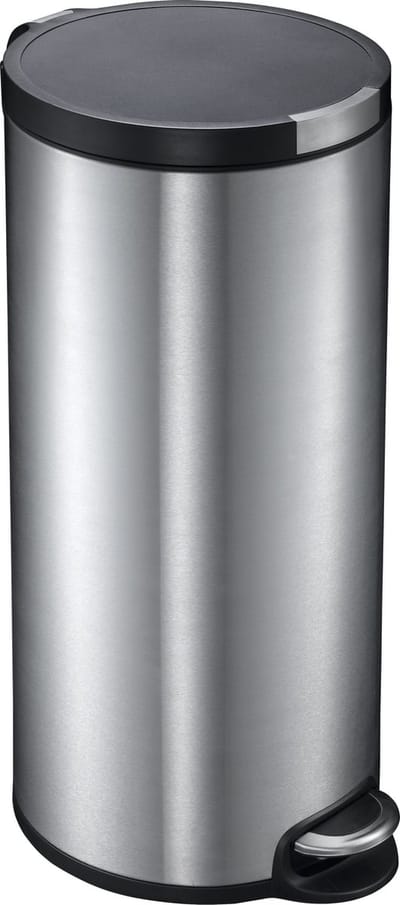EKO - Artistic pedaalemmer 30 liter - Stainless steel Plastic - mat RVS - Prullenbak