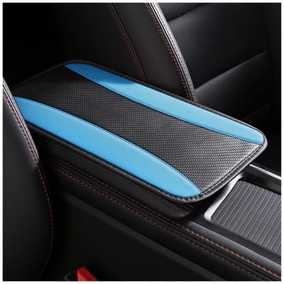 Dailygoods- Middenarmsteunkussen Hoogwaardig Leer - Antislip Riem - Universeel - 32 x 17 cm - Waterdicht - Comfortabel en Duurzaam - Armsteunmat