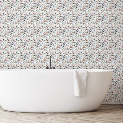 Zelfklevende tegelmuurstickers voor keuken en badkamer - 60 Terrazzo Cruz tegelstickers - 60 stickers 20x20cm