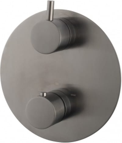 Sanifun afbouwplaat Sefa Gunmetal