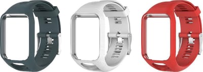 KELERINO. Siliconen bandjes geschikt voor TomTom Runner/Spark modellen - 3-pack