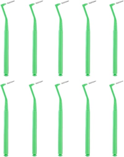 Interdentale Borstels - Tandenborstels - Tanden Reinigen - Zacht Materiaal - 10 stuks - Groen