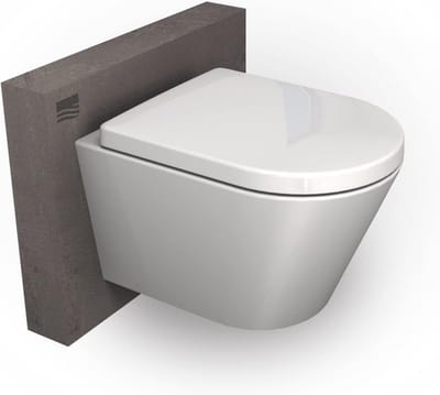 Wandhangtoilet zonder spoelrand inclusief Softclose WC-bril