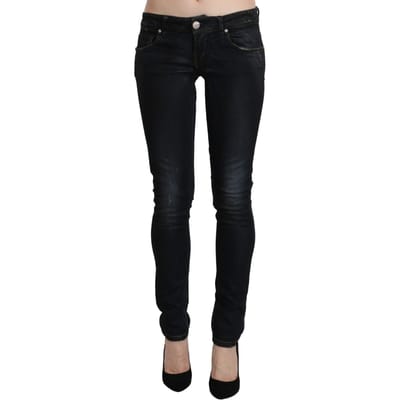 Acht Skinny Jeans Donkere Was