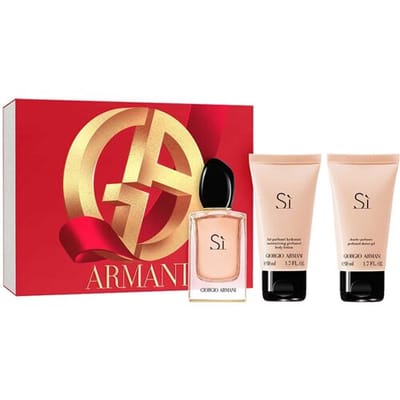 Armani Si Giftset Eau de Parfum 50 ml EdP + 50 ml Bodylotion + 50 ml Shower gel