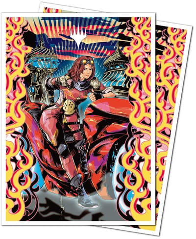 Ultra Pro - Magic: The Gathering - Aetherdrift - Chandra, Spark Hunter 105ct Apex Deck Protector Sleeves - UK