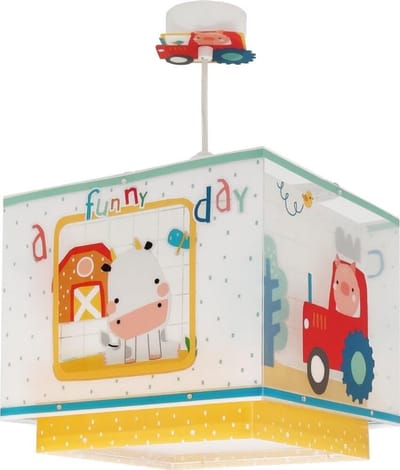 Kindvriendelijke Hanglamp of Plafondlamp Kinderslaapkamer Boerderij Dieren