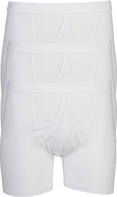 Ten Cate - Dames -  **ACTIE** 3-pack Boxer (met gulp) - Wit - L