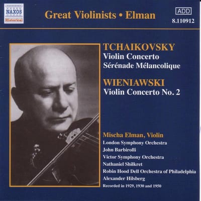 Mischa Elman - Violin Concertos (CD) (Remastered)