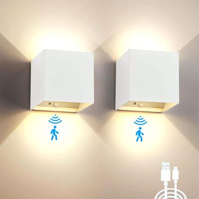 Led-wandlamp met Bewegingsmelder en Draadloze Betrouwbaarheid voor Binnen