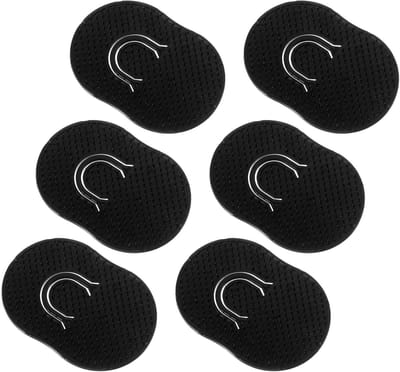 Set van 6 Draagbare Palm Kammen - Handmatige Pocket Haarborstel voor Hoofdmassage en Baardverzorging, Ideaal voor Thuis en Op Reis